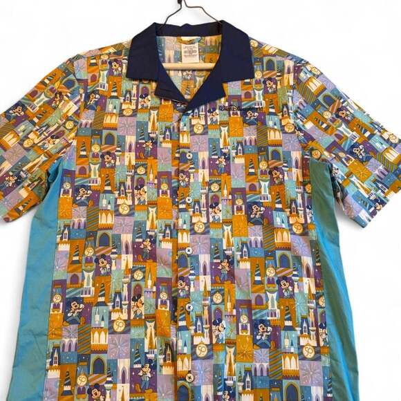 Disney Other - Disney Walt Disney World 50th Anniversary Mickey Mouse Button Up Shirt
